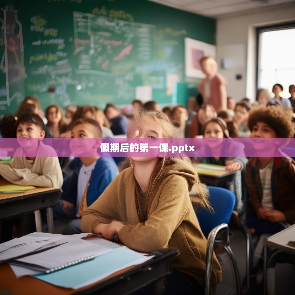 假期后的第一课.pptx