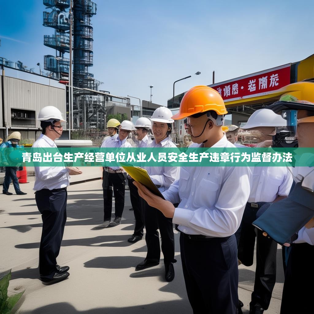 青岛出台生产经营单位从业人员安全生产违章行为监督办法