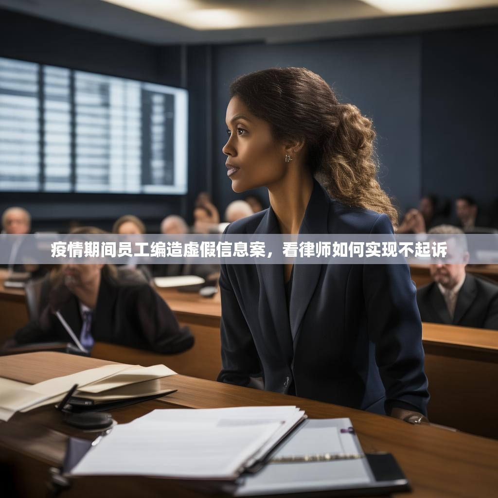 疫情期间员工编造虚假信息案，看律师如何实现不起诉