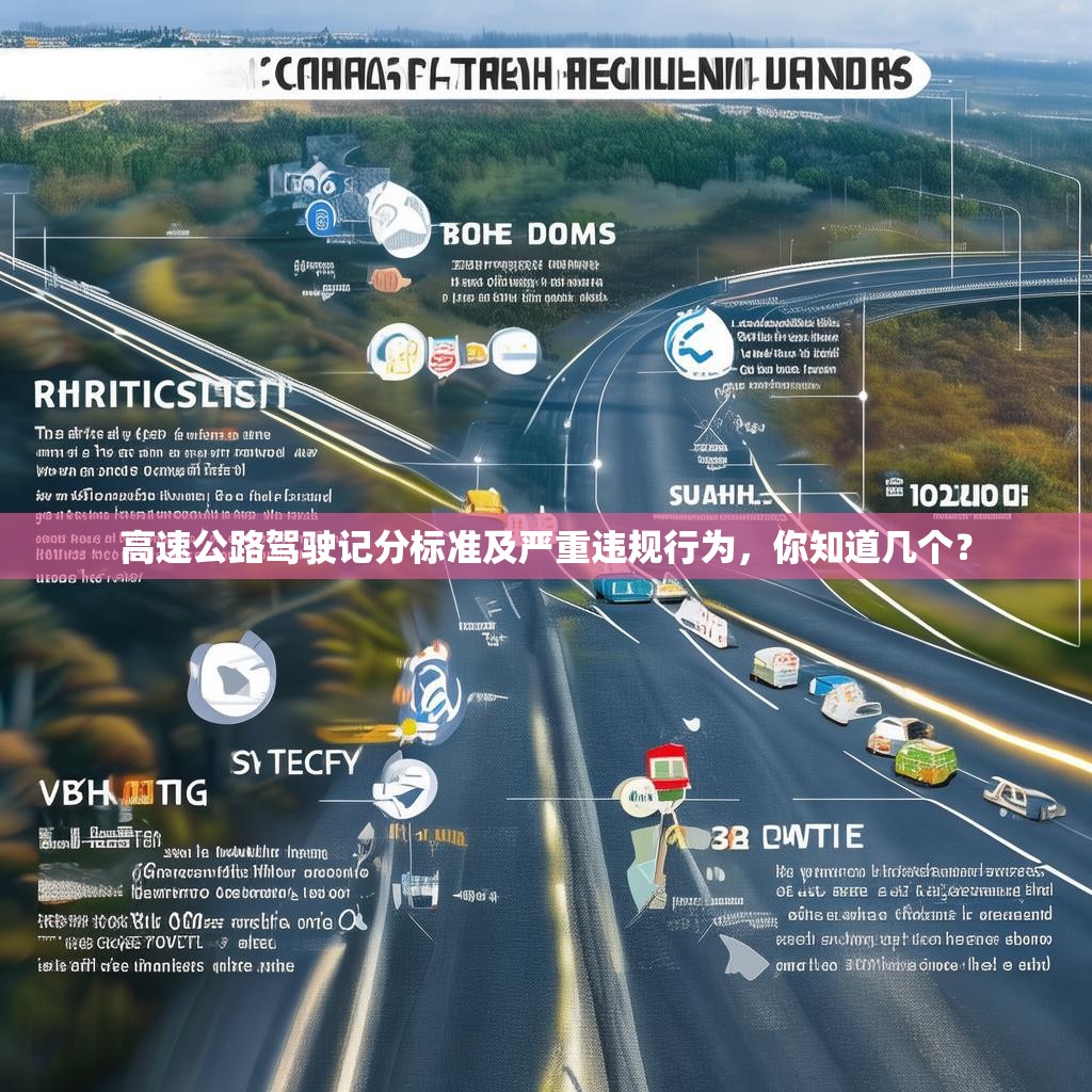 高速公路驾驶记分标准及严重违规行为，你知道几个？