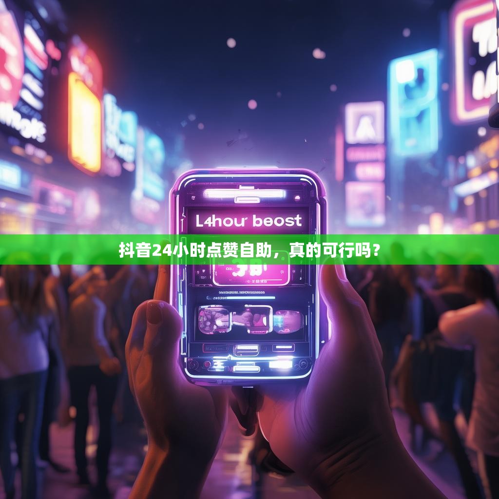 抖音24小时点赞自助,真的可行吗?