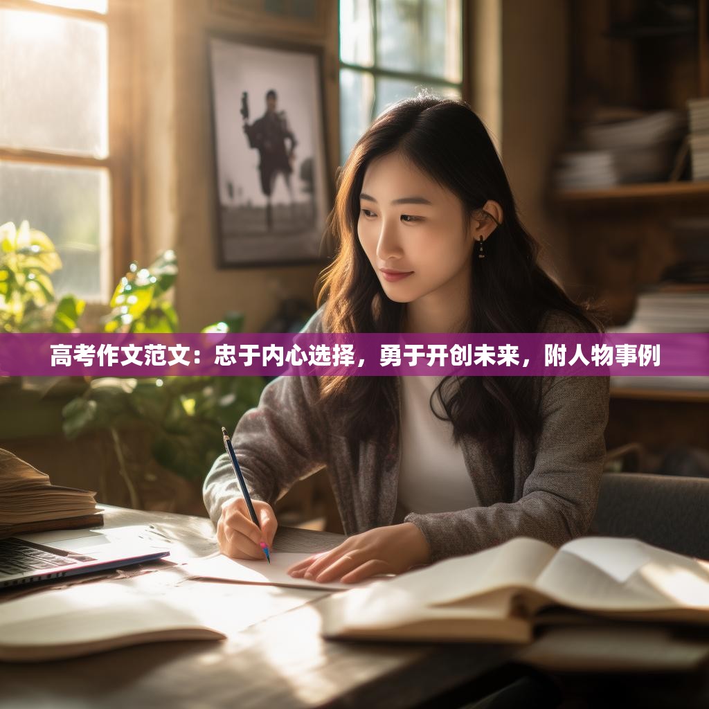 高考作文范文：忠于内心选择，勇于开创未来，附人物事例