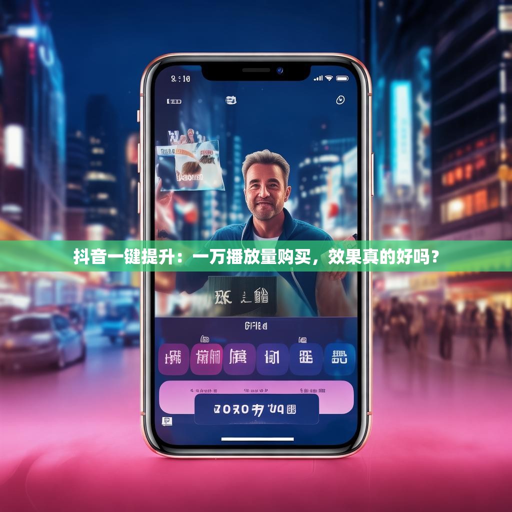 抖音一键提升：一万播放量购买，效果真的好吗？