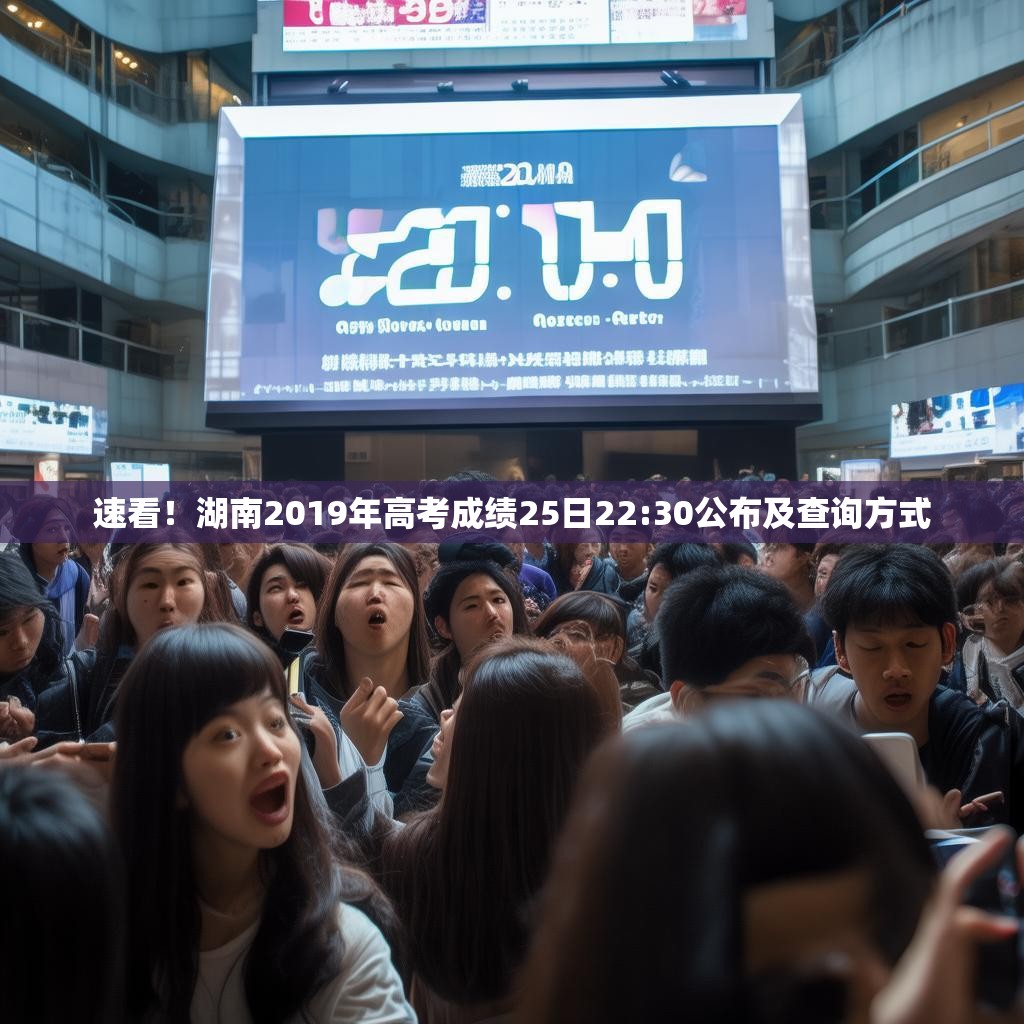 速看！湖南2019年高考成绩25日22:30公布及查询方式