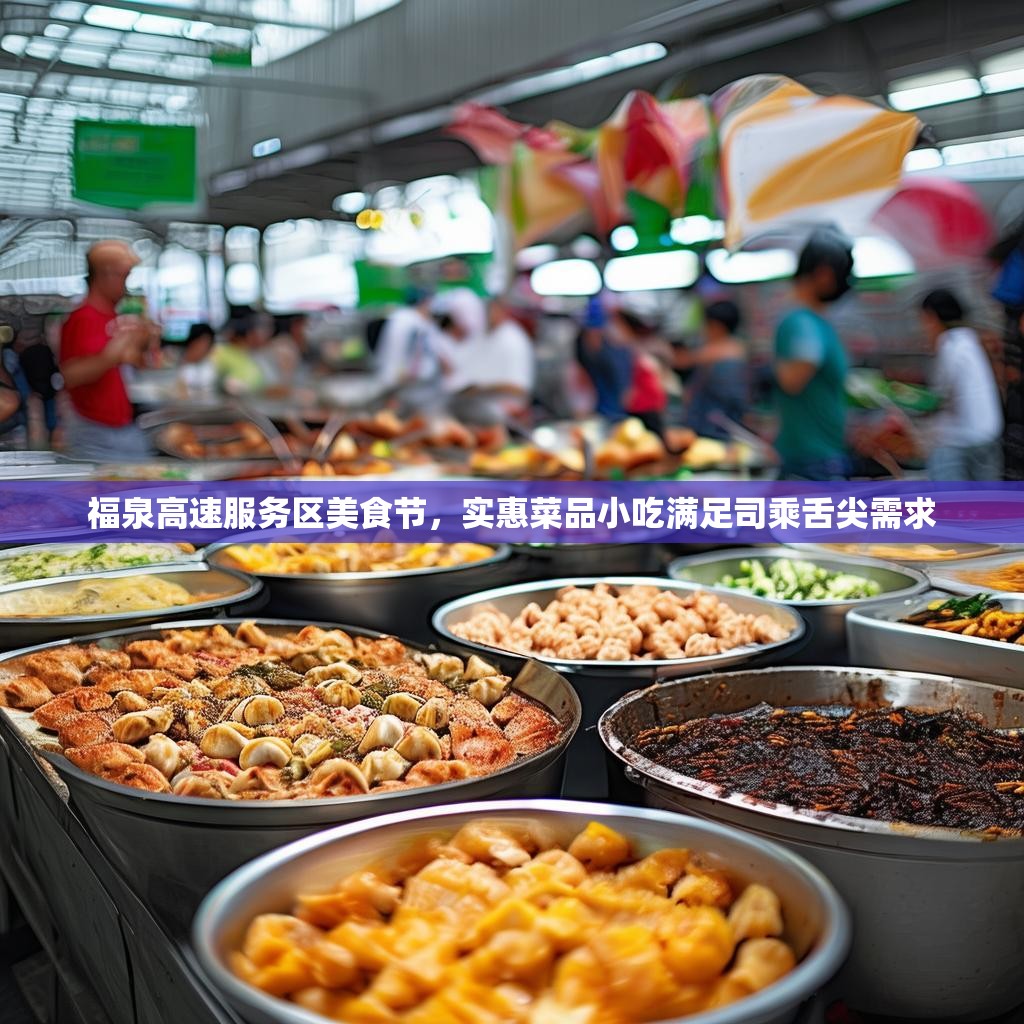 福泉高速服务区美食节,实惠菜品小吃满足司乘舌尖需求