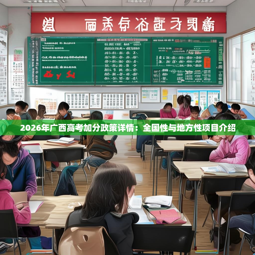 2026年广西高考加分政策详情：全国性与地方性项目介绍