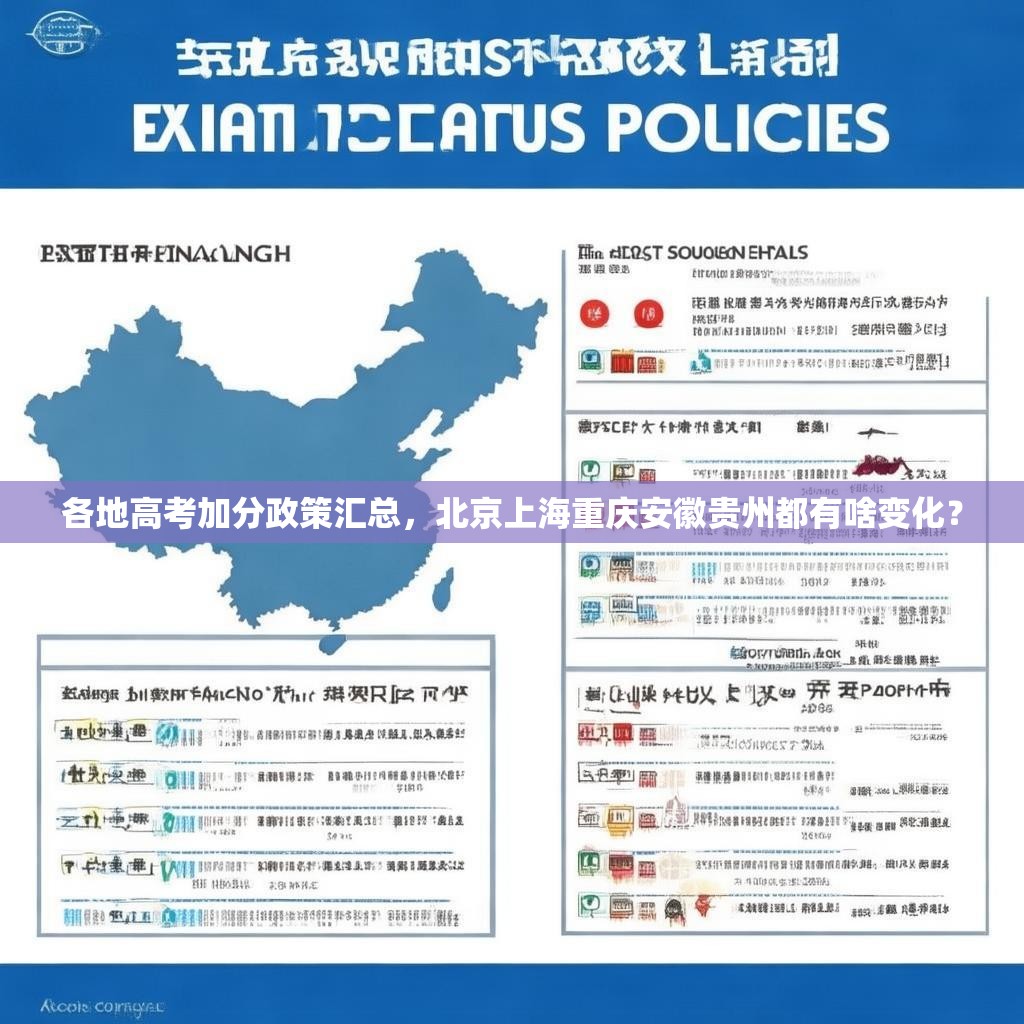 各地高考加分政策汇总，北京上海重庆安徽贵州都有啥变化？