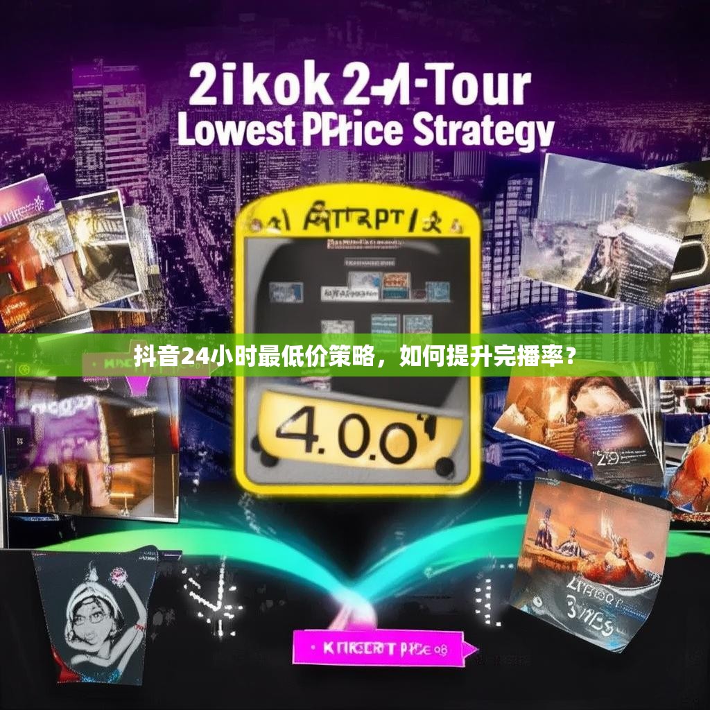 抖音24小时最低价策略，如何提升完播率？