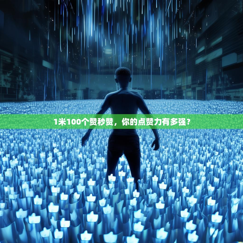 1米100个赞秒赞,你的点赞力有多强?