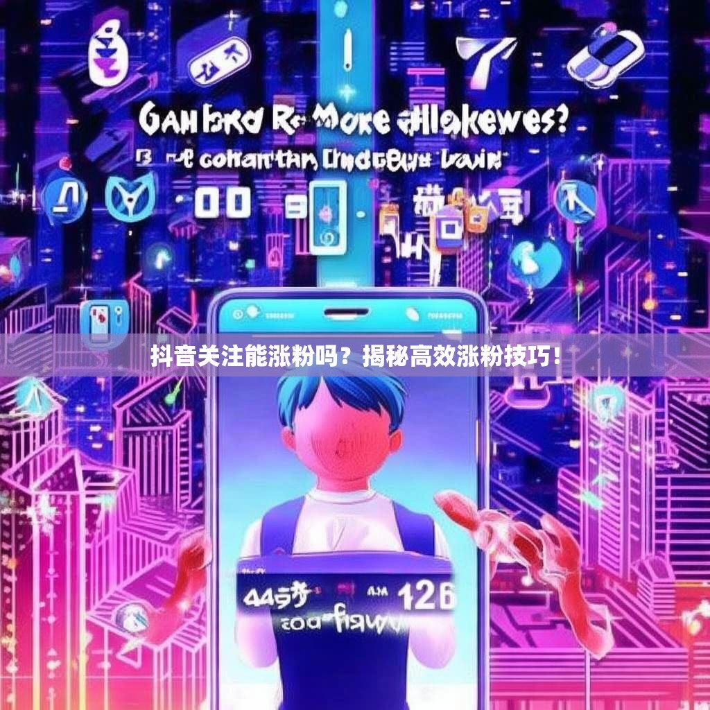 抖音关注能涨粉吗?揭秘高效涨粉技巧!