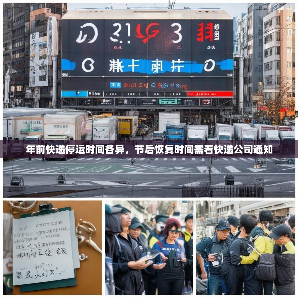 年前快递停运时间各异，节后恢复时间需看快递公司通知