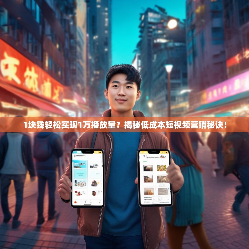 1块钱轻松实现1万播放量？揭秘低成本短视频营销秘诀！
