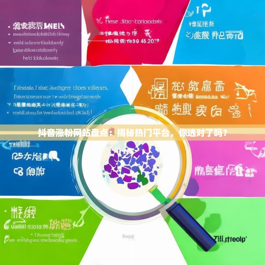 抖音涨粉网站盘点:揭秘热门平台,你选对了吗?