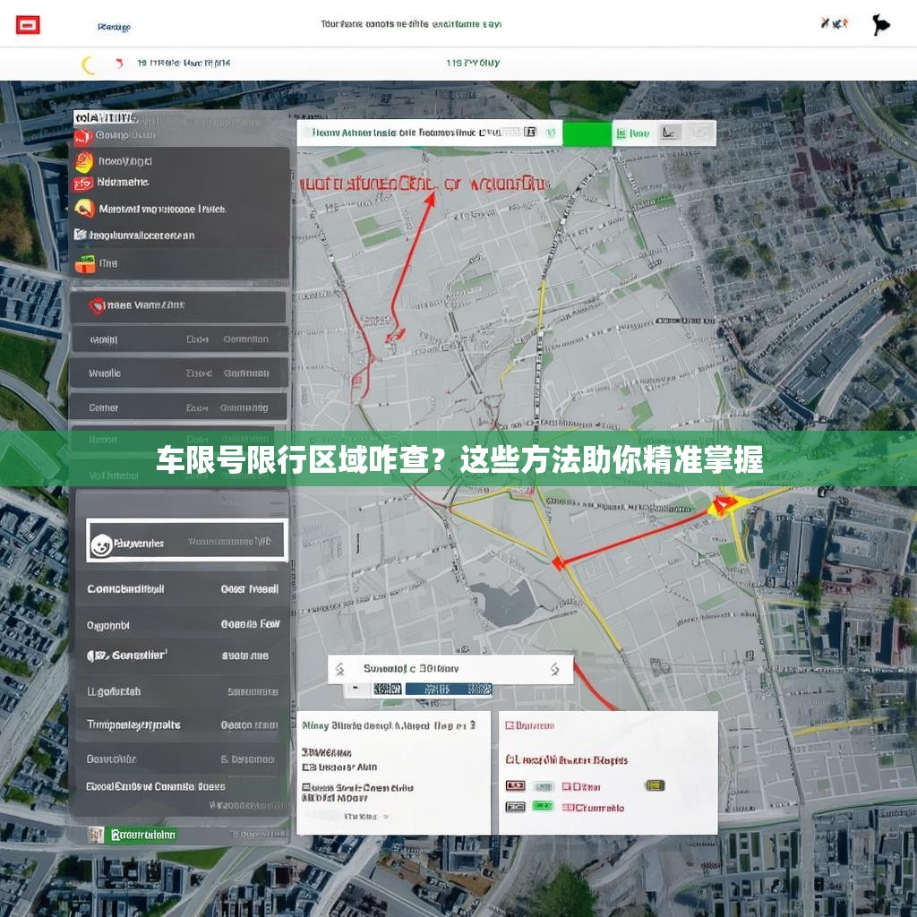 车限号限行区域咋查？这些方法助你精准掌握