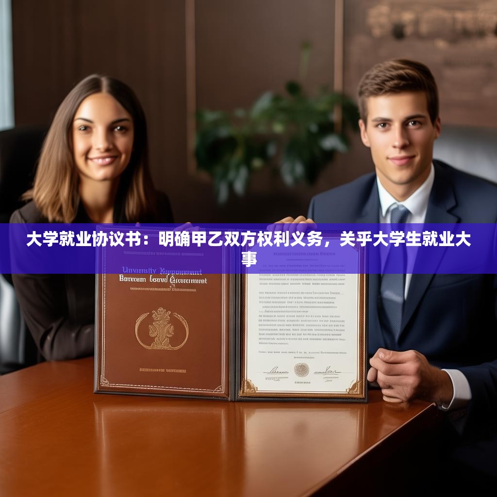 大学就业协议书:明确甲乙双方权利义务,关乎大学生就业大事