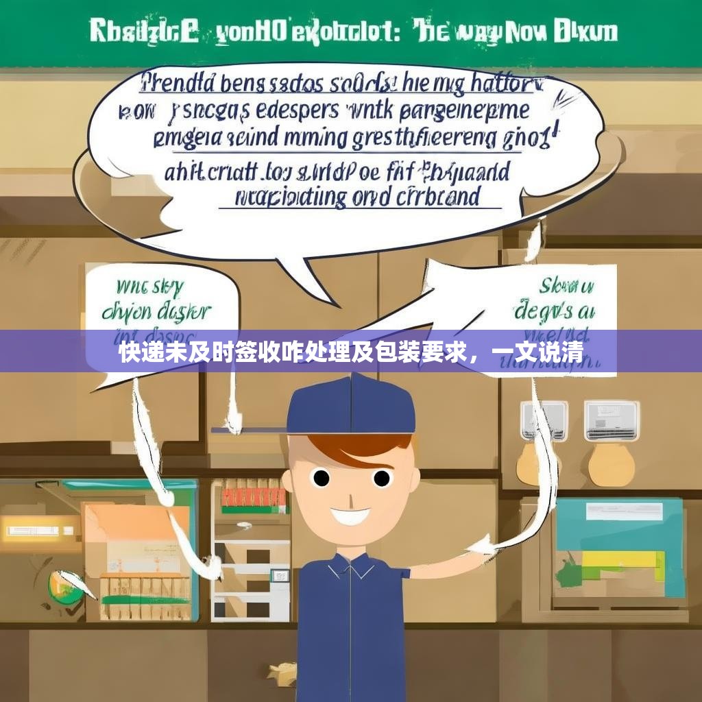 快递未及时签收咋处理及包装要求,一文说清