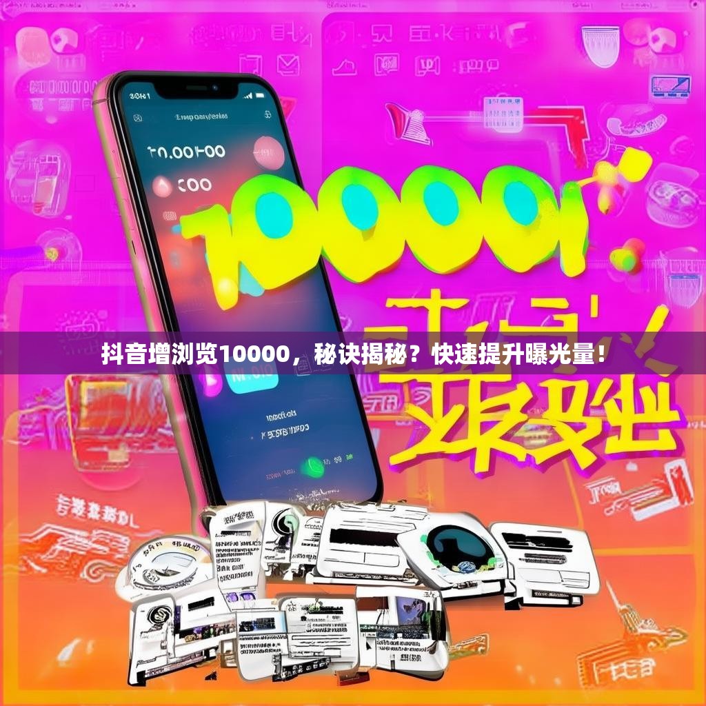 抖音增浏览10000,秘诀揭秘?快速提升曝光量!