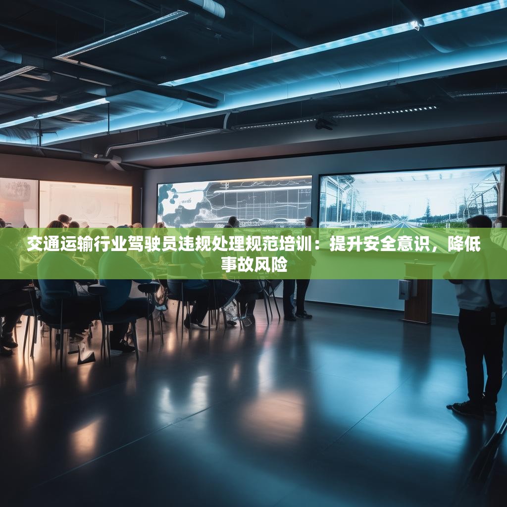 交通运输行业驾驶员违规处理规范培训:提升安全意识,降低事故风险
