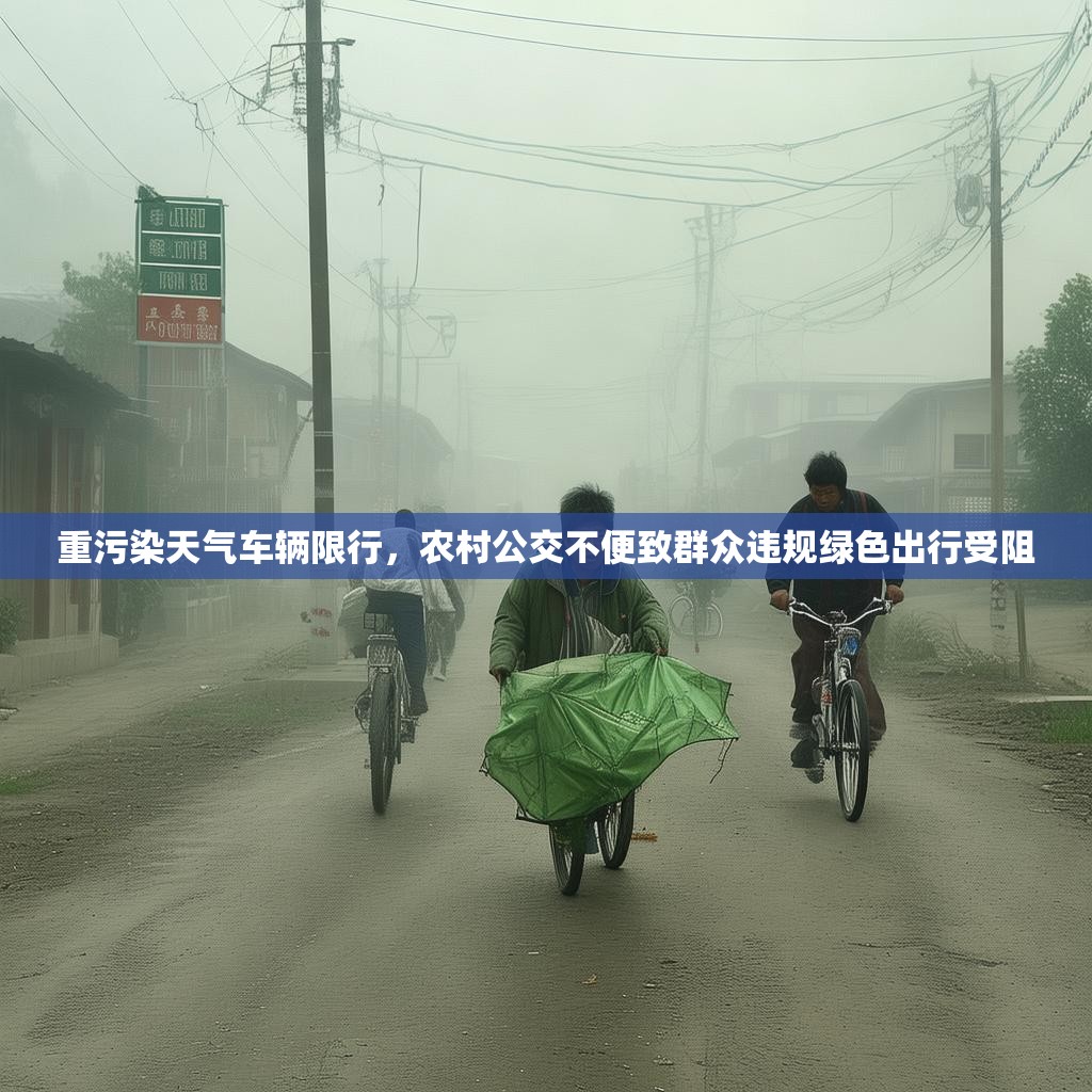 重污染天气车辆限行，农村公交不便致群众违规绿色出行受阻