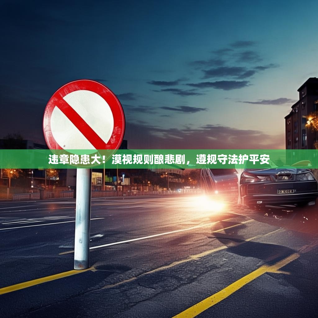 违章隐患大！漠视规则酿悲剧，遵规守法护平安
