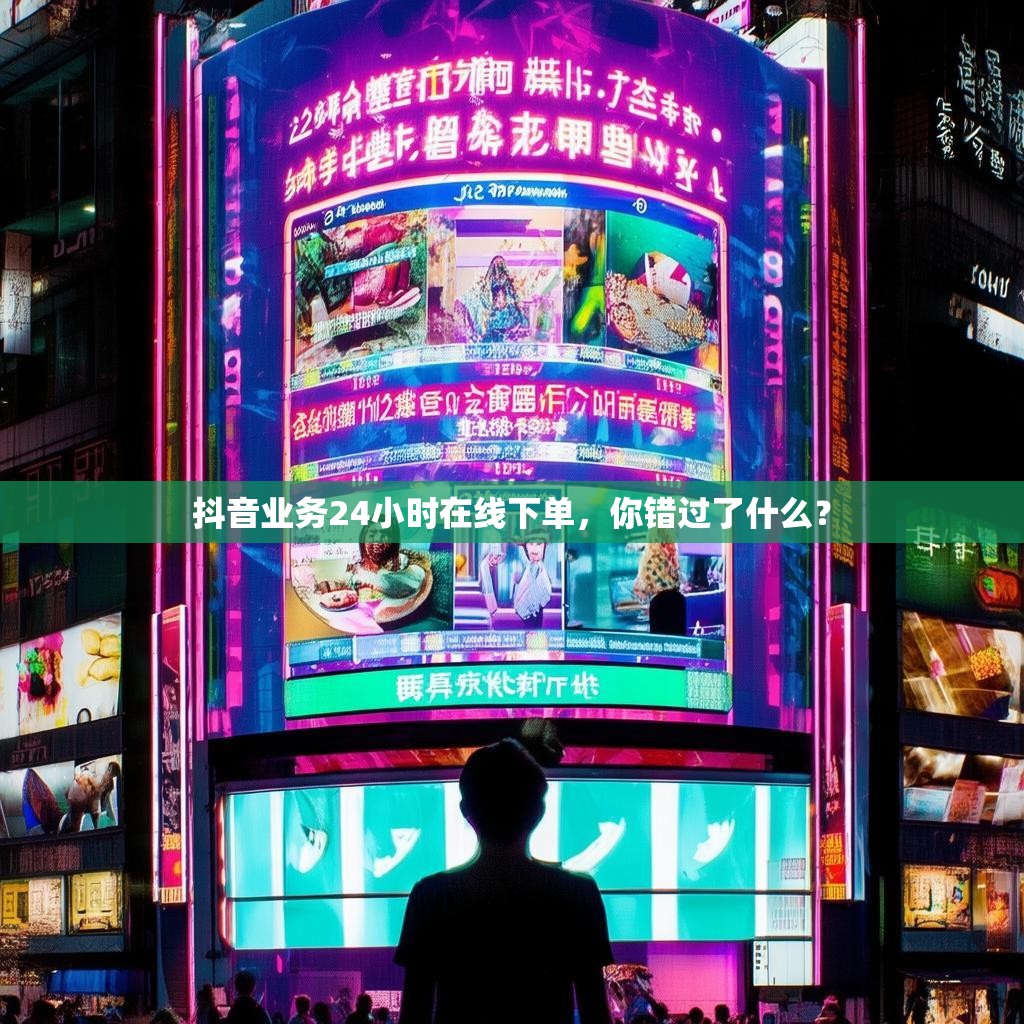 抖音业务24小时在线下单，你错过了什么？