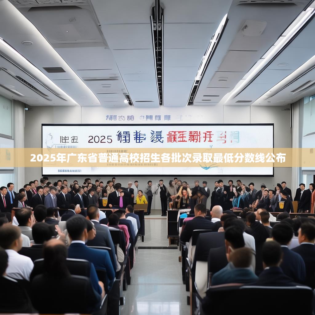 2025年广东省普通高校招生各批次录取最低分数线公布