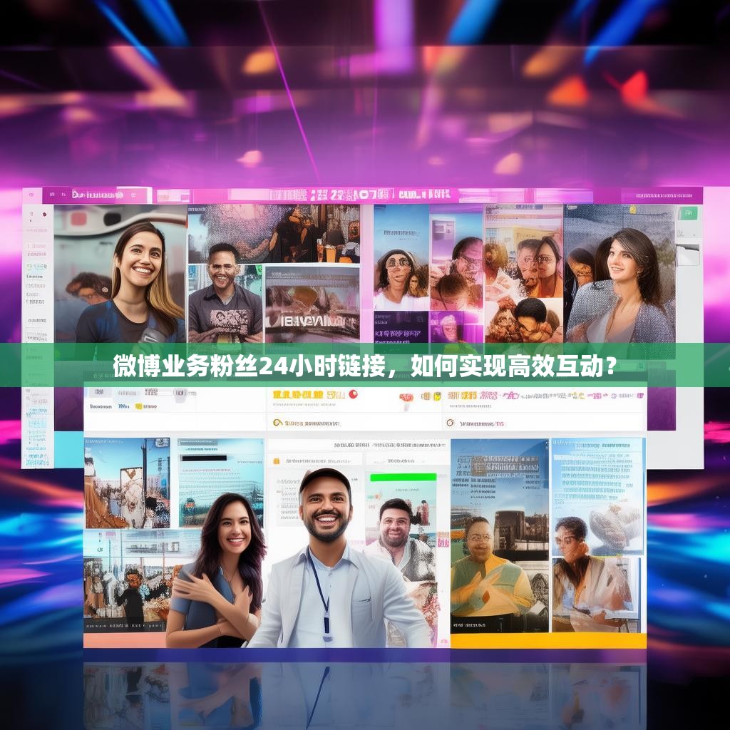 微博业务粉丝24小时链接，如何实现高效互动？