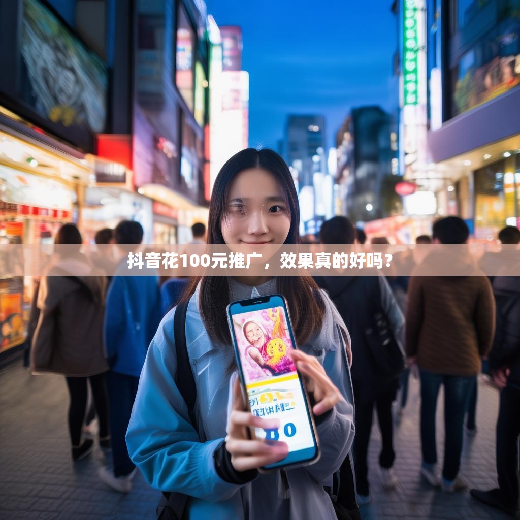 抖音花100元推广,效果真的好吗?