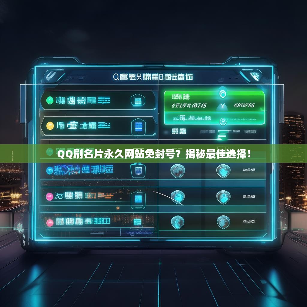 详细阅读:QQ刷名片永久网站免封号?揭秘最佳选择! QQ刷名片永久网站免封号?揭秘最佳选择!