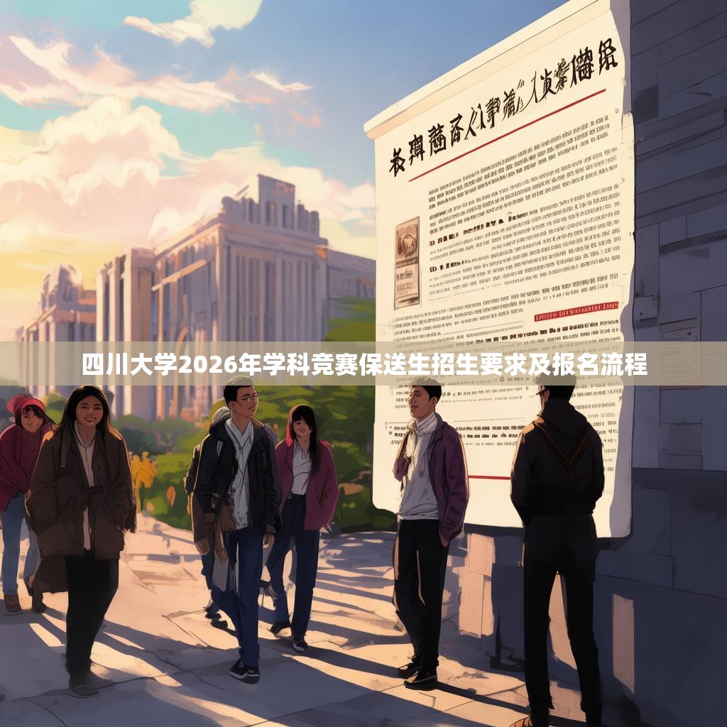 四川大学2026年学科竞赛保送生招生要求及报名流程