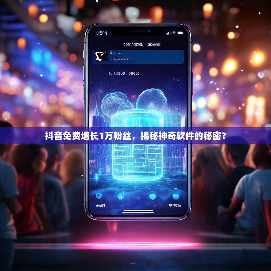 抖音免费增长1万粉丝，揭秘神奇软件的秘密？