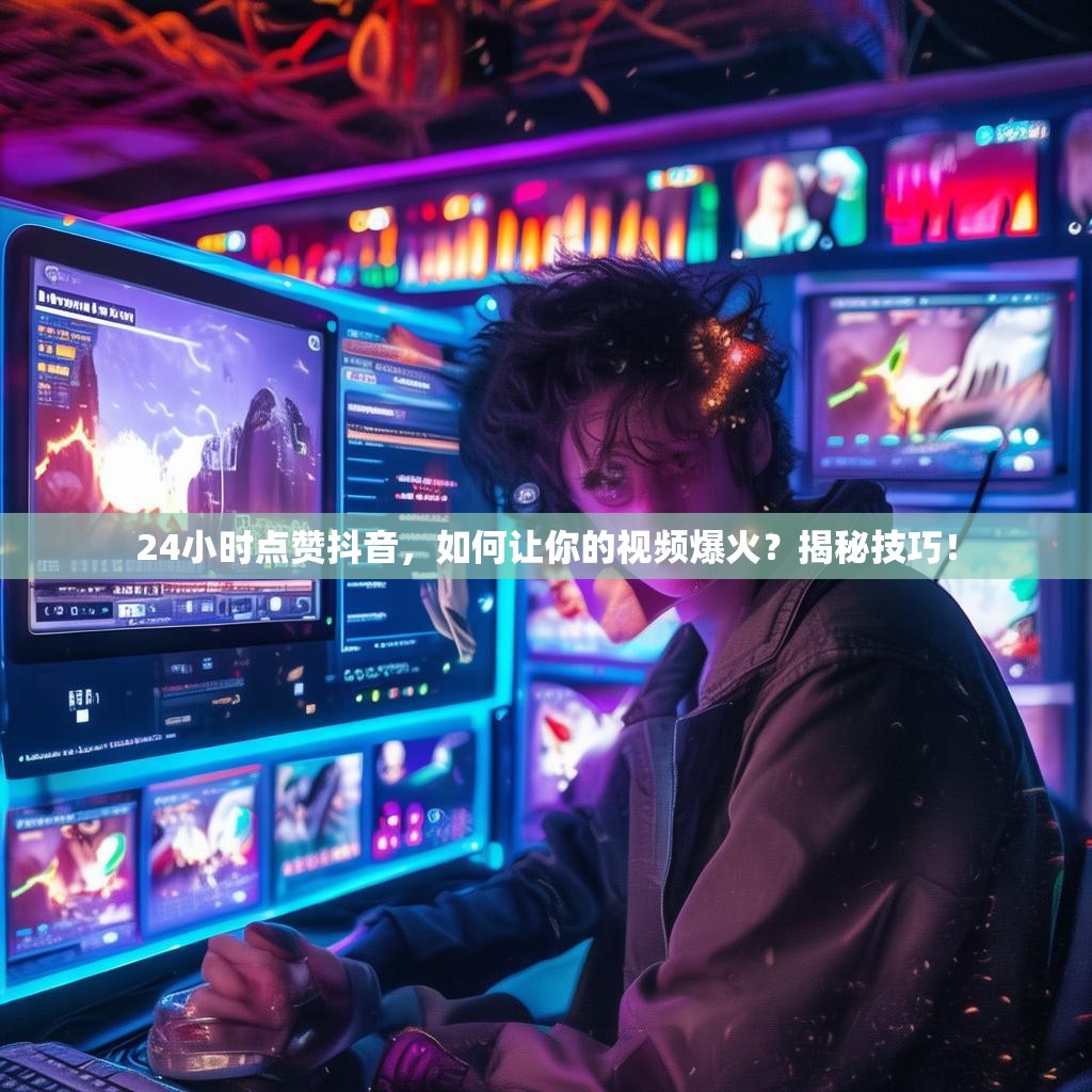 24小时点赞抖音，如何让你的视频爆火？揭秘技巧！