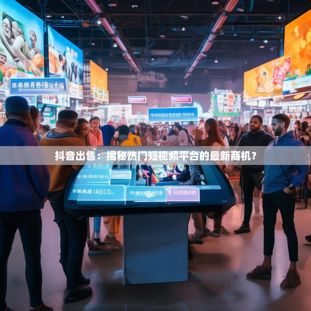 抖音出售：揭秘热门短视频平台的最新商机？