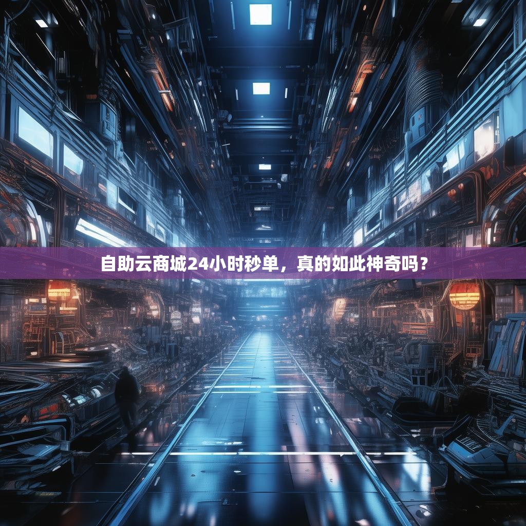 自助云商城24小时秒单，真的如此神奇吗？