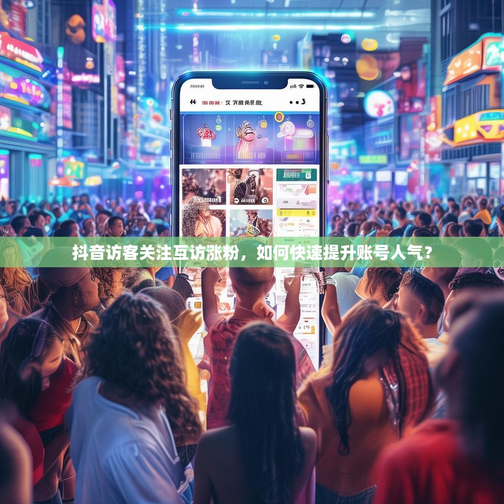 <strong><mark>抖音访客关注互访涨粉</mark></strong>，如何快速提升账号人气？