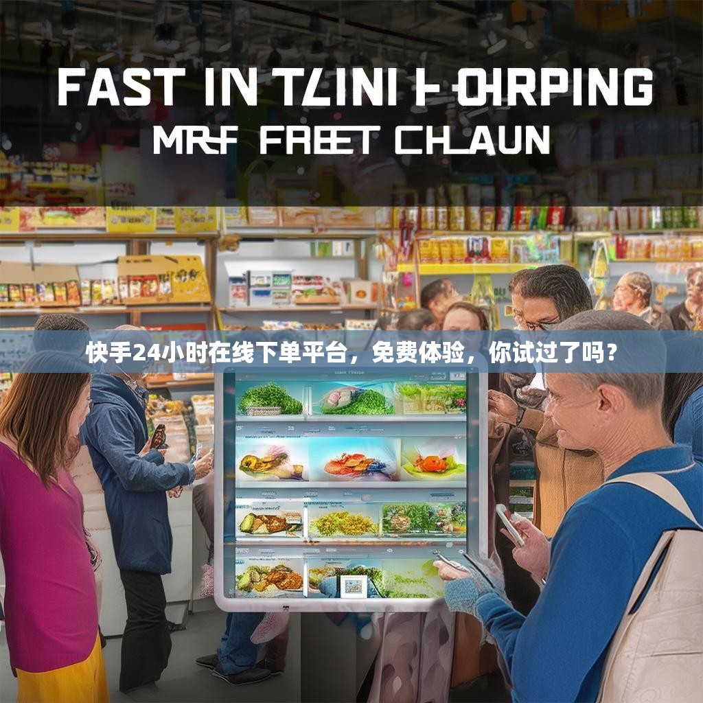 快手24小时在线下单平台，免费体验，你试过了吗？