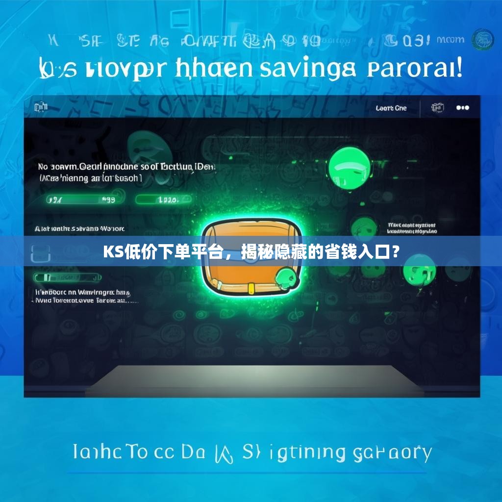 KS低价下单平台，揭秘隐藏的省钱入口？