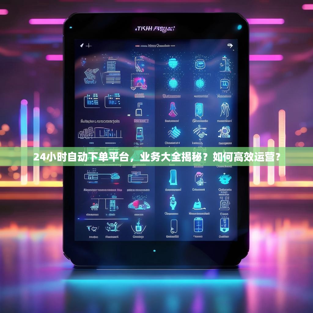 24小时自动下单平台，业务大全揭秘？如何高效运营？
